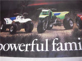 The Most Powerful Family in Country Kawasaki POSTER USED 24x77 PO-353 COLLECTIBLE (f17)