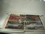CHEVY CORVETTE STING RAY AUTO POSTER 38X25 USED PO-35 COLLECTIBLE (f17)