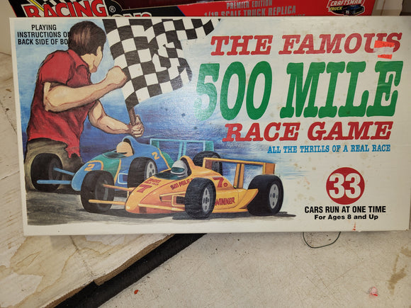 THE FAMOUS 500 MILE RACE GAME NEW Collectible Toy (92424-36 ts-wire1)