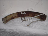 1972 Yamaha R5 350 FRONT FENDER with support USED FF-381 (c7)