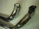 1999-2004 Yamaha XVS1100 Vstar Custom Exhaust Head Pipes (2) USED 120418-03 (F22)