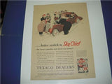 GASOLINE SUNOCO SKY CHIEF TEXACO AUTOMOTIVE ADVERTISEMENT AD PRINT USED AD-3 COLLECTIBLE (f17)