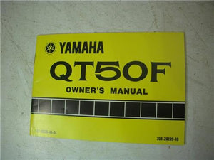 1979 Yamaha QT50 QT 50 Moped Owners Manual 3L8-28199 BOOK (blue-2)