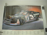 1995 NASCAR WINSTON CUP RACE CHEVY MONTE CARLO AUTO POSTER 22X17 USED PO-40 COLLECTIBLE (f17)