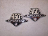 1969-70 Honda CL450 CB450 CL 450 CB 450 DOHC Side Cover Emblems used 41923-06 A36