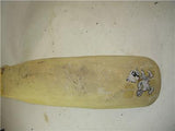 1977-81 PE250 SUZUKI FRONT FENDER PLASTIC YELLOW USED WF-41 (V2)