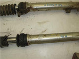 1981 Suzuki PE400 PE 400 TRIPLE TREES WITH FRONT FORK Tubes Legs Used Pair L & R WFork-41 (t5)