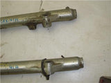 1981 Suzuki PE400 PE 400 TRIPLE TREES WITH FRONT FORK Tubes Legs Used Pair L & R WFork-41 (t5)