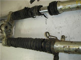 1981 Suzuki PE400 PE 400 TRIPLE TREES WITH FRONT FORK Tubes Legs Used Pair L & R WFork-41 (t5)
