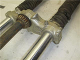 1981 Suzuki PE400 PE 400 TRIPLE TREES WITH FRONT FORK Tubes Legs Used Pair L & R WFork-41 (t5)