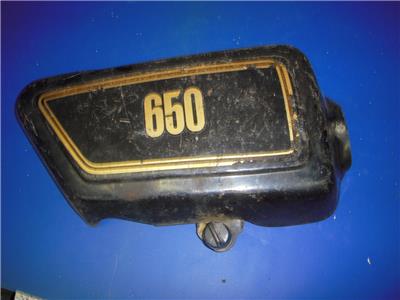 1977 Yamaha XS650 XS 650 RIGHT Side Cover Body Cover used SC-428 (l-top)