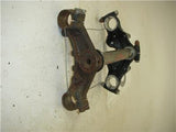 1973 TX500 (371) 500 YAMAHA UPPER LOWER TRIPLE TREE SUSPENSION USED WTREE-42 (Q5-BIN4)