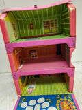 1968 MATTEL LIDDLE KIDDLES 3 STORY TALL 18" DOLL HOUSE USED COLLECTIBLE (M15)