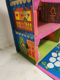 1968 MATTEL LIDDLE KIDDLES 3 STORY TALL 18" DOLL HOUSE USED COLLECTIBLE (M15)