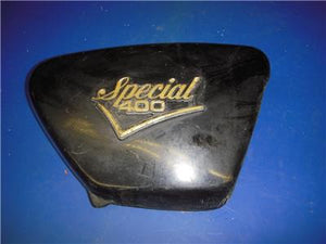 1980 Yamaha XS400 Special XS 400 (4R4) RIGHT Side Cover used SC-432 (l-top)