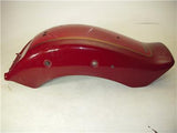 1996-06 XVS650 CUSTOM 650 YAMAHA RED MAROON REAR FENDER USED 12821-43 (DONN-C2)