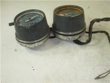 1972 CL450 450 HONDA SPEEDOMETER TACHOMETER W/ MOUNT GAUGE USED WG-44 (Q4)