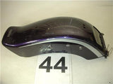 1996-06 XVS650 CUSTOM 650 YAMAHA PURPLE SILVER REAR FENDER USED 12821-44 (DONN-C2)