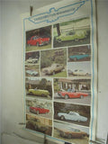 FORD THUNDERBIRD AUTO POSTER 37X25 USED PO-44 COLLECTIBLE (f17)