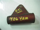 1965 Yamaha YM1 (Y26) Pair Red Fork Ears Headlight Mounts Used WEAR-44 V2