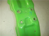 1991 KX125 125 KAWASAKI FRONT FENDER PLASTIC GREEN USED WF-45 (V2)