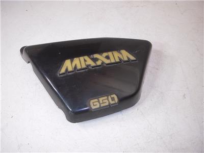 1981 XJ650 MAXIM 650 (4H7) LEFT SIDE COVER USED SC-466 (L-TOP)