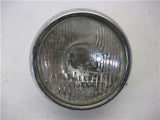 1981 Suzuki GS750L Headlight Bucket Chrome W/ Trim Ring S336 SAE M73 Used WHL-46 (V3)