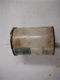 QUAKER MAID MULTI-PURPOSE LITHIUM GREASE VINTAGE CAN 1 POUND USED COLLECTIBLE TIN (c46-wire)
