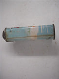 COX THIMBLE-DRONE GLOW FUEL TIN VINTAGE CAN 1/2 PINT USED COLLECTIBLE TIN (c46-wire)