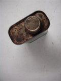 NOR-V-GEN SHOE OIL TIN VINTAGE COLLECTOR CAN 7 OUNCE USED COLLECTIBLE TIN (c46-wire)