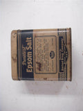 PURETEST EPSON SALT UNITED DRUG BOSTON TIN VINTAGE CAN 1 POUND USED COLLECTIBLE TIN (c46-wire)