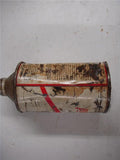 PHILLIPS 66 HEAVY DUTY BRAKE FLUID CONE TOP TIN VINTAGE CAN 12 OUNCE USED COLLECTIBLE TIN (c46-wire)