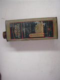 1929 EVEREADY PRESTONE ANTI-FREEZE SQUARE TIN VINTAGE CAN 1/2 GALLON USED COLLECTIBLE TIN (c46-wire)