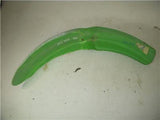 1986 KDX200 200 KAWASAKI FRONT FENDER PLASTIC GREEN USED WF-47 (V2)