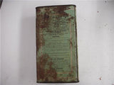 GENUINE PYROIL HEAT PROOF CRANKCASE OIL B TIN VINTAGE CAN 128 OUNCE USED COLLECTIBLE TIN (c47)