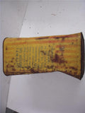 OILZWEL THE ARISTOCRAT OF MOTOR OIL TIN VINTAGE CAN 2 GALLON USED COLLECTIBLE TIN (c47)