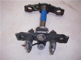 1982 KZ750M KZ750 M KAWASAKI UPPER LOWER TRIPLE TREE SUSPENSION USED WTREE-4 (Q5-BIN1)