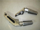 1991 Yamaha XV1100 1100 Virago REAR PEGS WITH MOUNTS (2) USED XV1100S-04 (E47)