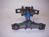 1982 KZ750M KZ750 M KAWASAKI UPPER LOWER TRIPLE TREE SUSPENSION USED WTREE-4 (Q5-BIN1)