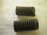 50661-312-000 NOS Honda Front Foot Peg Rubbers Pair (2) SL350 SL70 Z50 SL175 (RED125)