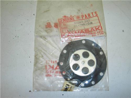 51069-502 Diaphragm NOS KAWASAKI 1987-90 JS300 JS440 Jet Ski (red 115)