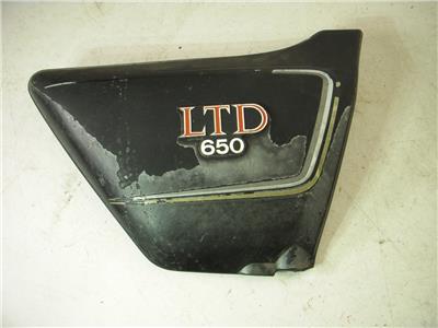 1980 Kawasaki KZ650 LTD RIGHT Side Cover used SC-526 (L-TOP)