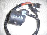 1989 EX250 KAWASAKI LEFT HANDLEBAR SWITCH SIGNAL HEADLIGHT USED WHH-52 (Q3)
