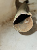 1973 TS250 250 SUZUKI MUFFLER EXHAUST PIPE USED 11626-55 D51