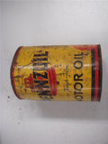 PENNZOIL TOUGH FILM TIN VINTAGE CAN 5 QUART USED COLLECTIBLE TIN (c58)