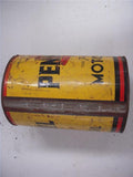 PENNZOIL TOUGH FILM TIN VINTAGE CAN 5 QUART USED COLLECTIBLE TIN (c58)