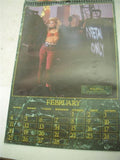 MEDAL MAIDENS CALENDAR AUTO POSTER 22X12 USED PO-59 COLLECTIBLE (f17)