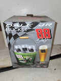 DALE EARNHARDT JR #88 ICE BUCKET 16 OZ (4) GLASSWARE SET NEW Collectible (wayne closet)