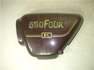 1977-78 CB550K (404) 550 K HONDA LEFT Side Cover used SC-609 (L-TOP)