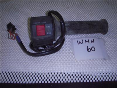 1987 GSX600F 600 SUZUKI KATANA RIGHT HANDLEBAR THROTTLE SWITCH START KILL USED WHH-60 (Q3)